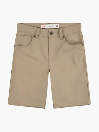 Levi's 511 Slim Tech Shorts Big Boys 8-20 8 In Harvest Gold