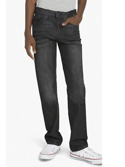 Levi's 514 Straight Fit Performance Jeans Big Boys 8-20 12 In Black