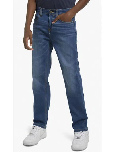 Levi's 514 Straight Fit Performance Jeans Big Boys 8-20 16 In Blue