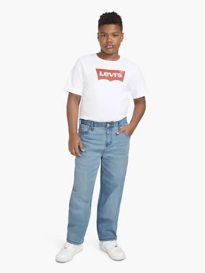 Levi's 514 Straight Fit Performance Jeans Big Boys 8-20 20 In Blue