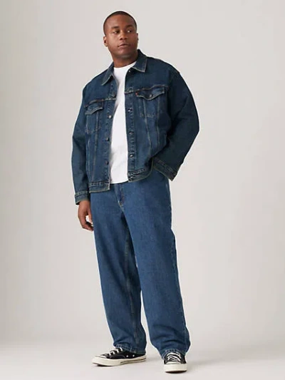 Levi's 550 Relaxed Fit Men's Jeans (big & Tall) 54x32 In Dark Stonewash