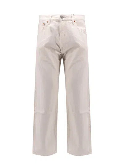 Levi's 555 Cotton And Linen Trouser In White