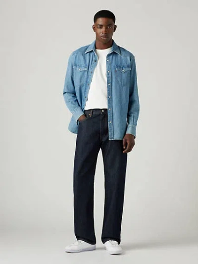 Levi's 555 Relaxed Straight Jeans In Welcome To The Game