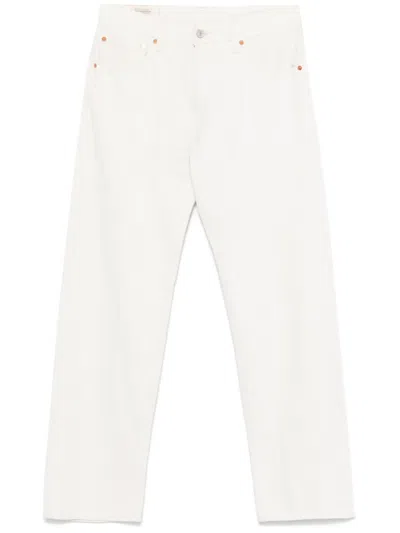 Levi's 555 Straight-leg Jeans In White