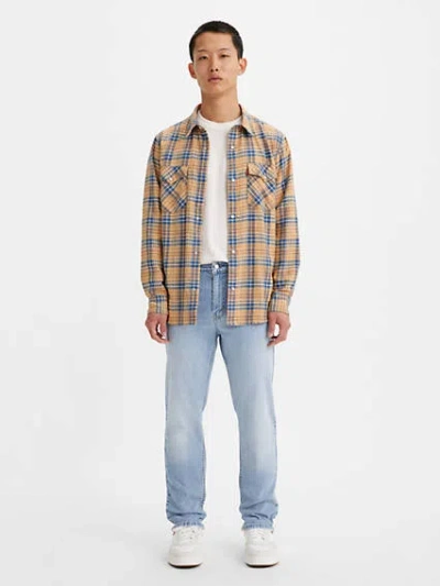 Levi's 551z Authentic Straight Fit Jeans In Light Blue Wash-blues In Pelican Eel