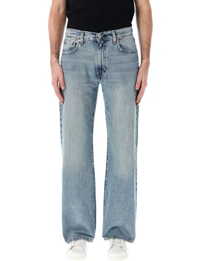 Levi's 501 Stonewashed Straight-leg Jeans In Blue