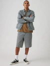 Levi's 568 Loose Carpenter Shorts In Aged Rr Stripe