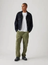 Levi's 568 Loose Straight Cargos In Ivy Green