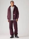 Levi's 568 Loose Straight Carpenter Pants In Deep Burgundy