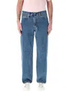 Levi's Blue Skate Super Baggy Jeans In Blue Essential