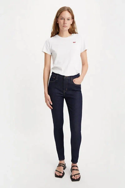 Levi's 720 High Rise Super Skinny Jeans In Blue