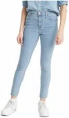 Levi's 720 High Rise Super Skinny Jeans In Blue In Blue