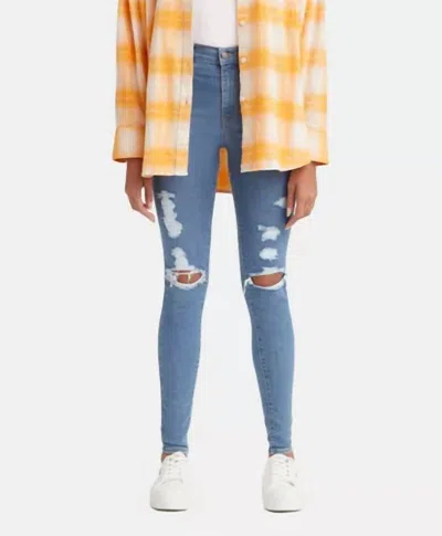 Levi's 720 High Rise Super Skinny Jeans In Blue
