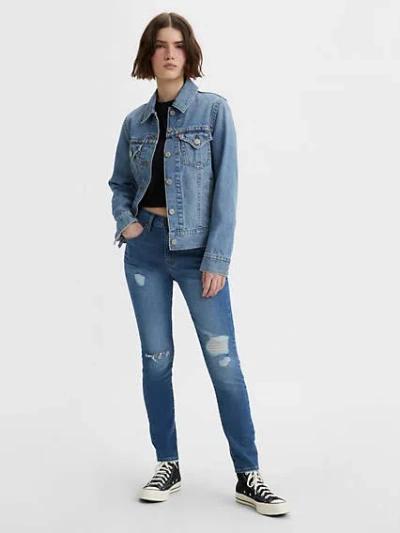 Levi's 721 High Rise Skinny Women's Jeans 26x30 In Straight Through