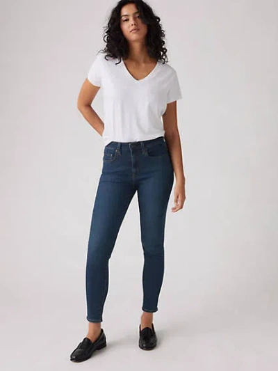 Levi's 721 High Rise Skinny Jeans In Eternal Indigo