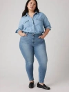 Levi's 721 High Rise Skinny Women's Jeans (plus Size) 20s In Eternal Indigo