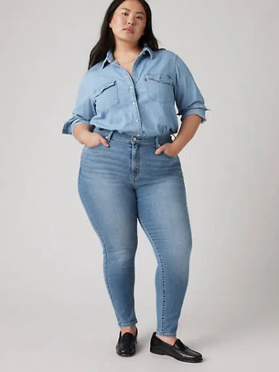Levi's 721 High Rise Skinny Women's Jeans (plus Size) 20s In Eternal Indigo