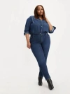 Levi's 721 High Rise Skinny Women's Jeans (plus Size) 24m In Blue Story