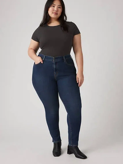 Levi's 721 High Rise Skinny Women's Jeans (plus Size) 20l In Eternal Indigo