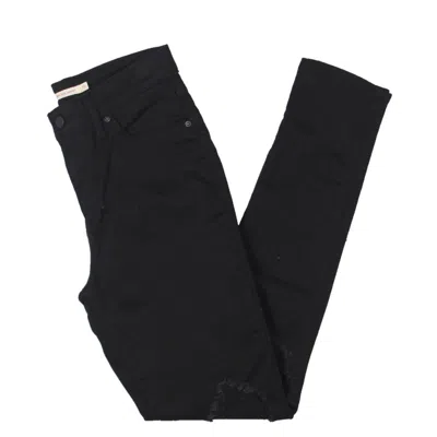 Levi's 721 Womens Denim Skinny Jeans In Black