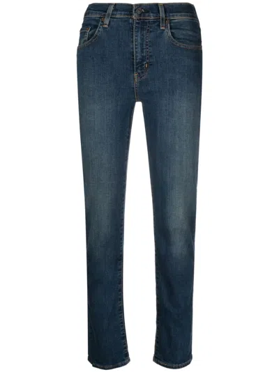 Levi's Mid-rise Slim-fit Jeans In Blue