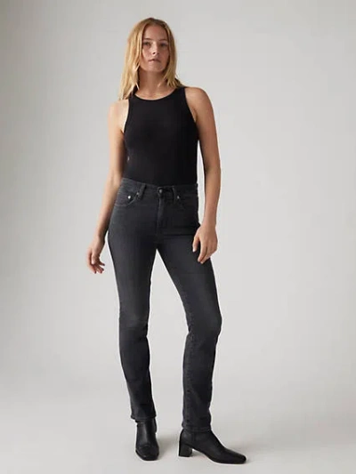 Levi's 724 High Rise Straight Jeans In Never Forget