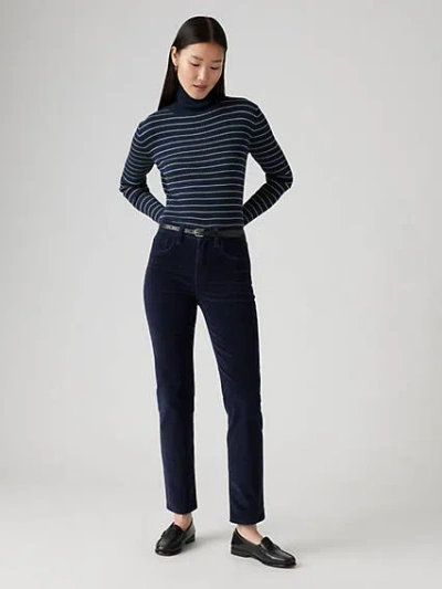 Levi's 724 High Rise Straight Corduroy Women's Jeans 28x32 In Nightwatch