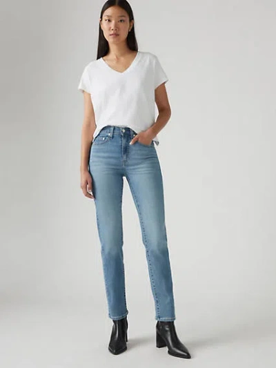 Levi's 724 High Rise Straight Women's Jeans 32x30 In Eternal Indigo
