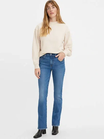 Levi's 725 High Rise Bootcut Women's Jeans 24x32 In Blow Your Mind
