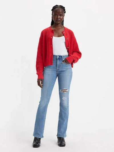 Levi's 725 High Rise Bootcut Women's Jeans 23x32 In Running To The Finish