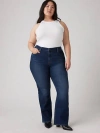 Levi's 725 High Rise Bootcut Women's Jeans (plus Size) 24s In Eternal Indigo