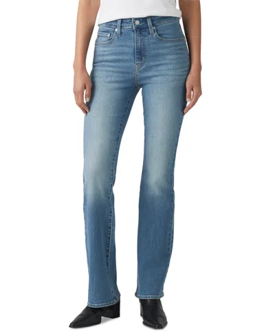 Levi's 725 High-waist Classic Stretch Bootcut Jeans In Eternal Indigo Mid