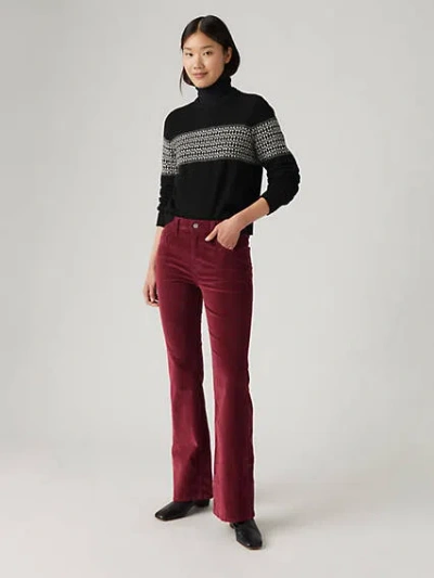Levi's 726 High Rise Flare Corduroy Women's Jeans 31x32 In Windsor Wine