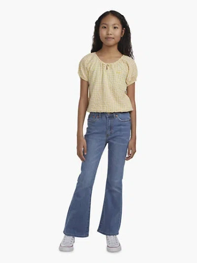 Levi's 726 High Rise Flare Jeans Big Girls 7-16 8 In Clean Getaway
