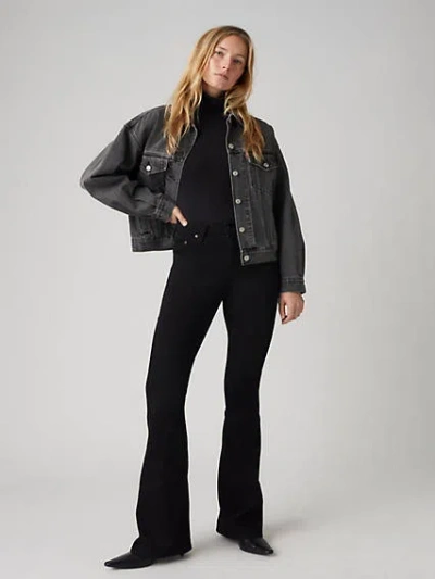 Levi's 726 High Rise Flare Women's Jeans 32x32 In Soft Black