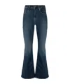 Levi's 726 High-rise Flared Jeans In Black