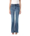Levi's 726 High Rise Flare Jeans In Blue