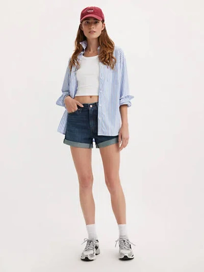 Levi's Rolled 80s Mom Women's Shorts 29 In Taking The Stairs