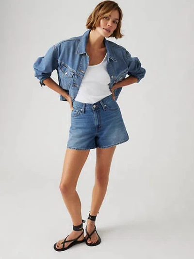 Levi's 80's Mom Shorts In Cool City Whip