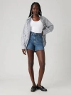 Levi's Blue 80s Mom Denim Shorts In Blue Utopia