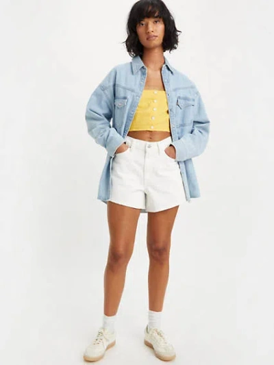 Levi's 80s Mom Women's Shorts 23 In Snowing In La