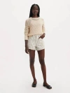 Levi's 80s Mom Women's Shorts 26 In Egret