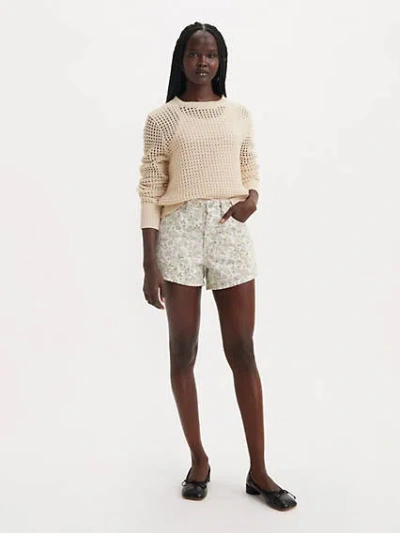 Levi's 80s Mom Women's Shorts 26 In Egret