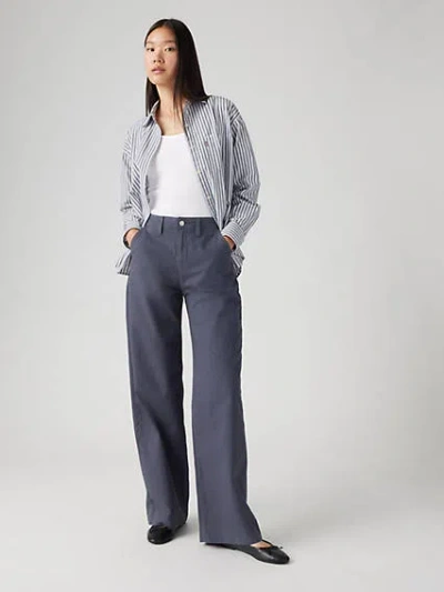 Levi's 90s Straight Lightweight Women's Pants 32x30 In Breezy India Ink