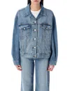 Levi's Shrunken '90s Trucker Jacket In Soft As Butter Blue