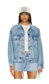 Levi's Shrunken 90s Denim Trucket Jacket In Rock The Vote