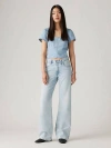 Levi's 94 Baggy Bootcut Women's Jeans 26x31 In Abraided Art