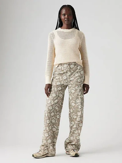 Levi's 94 Baggy Cargo Pants In Bumble Floral Camo