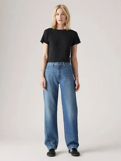 Levi's 94 Baggy Seamed Women's Jeans 26x31 In It's Gonna Be May