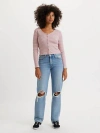 Levi's 94 Baggy Women's Jeans 33x31 In Caution Hot Pants